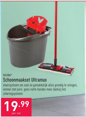 ALDI Vileda Schoonmaakset Ultramax aanbieding
