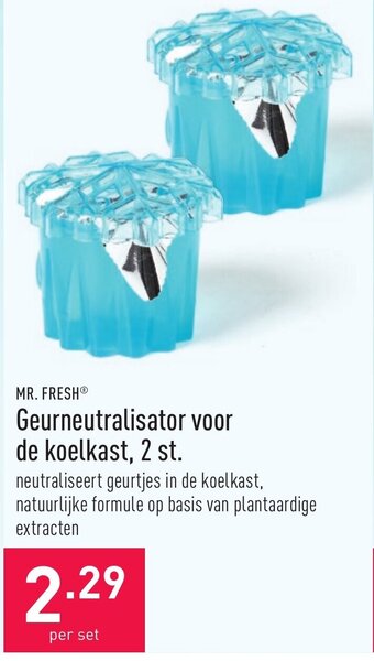 ALDI Mr. Fresh Geurneutralisator voor de koelkast, 2 st. aanbieding