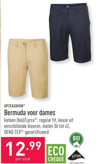ALDI UP2Fashion Bermuda voor dames aanbieding