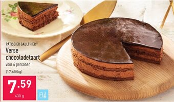 ALDI Pâtissier Gaulthier Verse chocoladetaart aanbieding