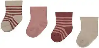 HEMA HEMA Babysokken Met Bamboe - 4 Paar Roze (roze) aanbieding