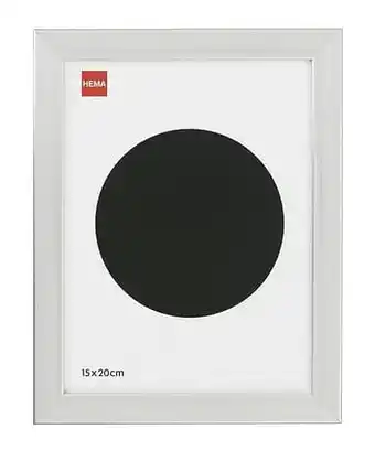 HEMA HEMA Fotolijst Hout 15x20 Zilver aanbieding