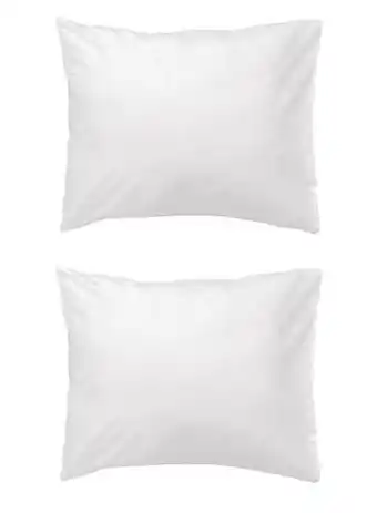 HEMA HEMA 2-pak Kussenslopen 60 X 70 Cm (wit) aanbieding