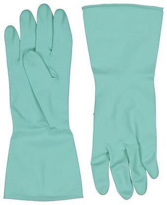 HEMA HEMA Huishoudhandschoen Nitril Anti Allergeen Maat L (8-8.5) aanbieding
