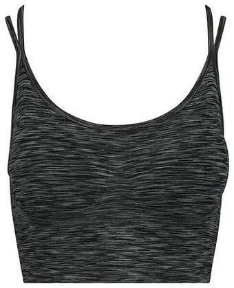 HEMA HEMA Voorgevormde Sportbh Medium Support Grijsmelange (grijsmelange) aanbieding