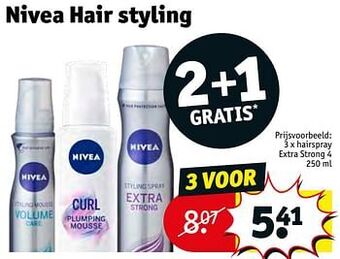 Kruidvat Hairspray extra strong 4 aanbieding