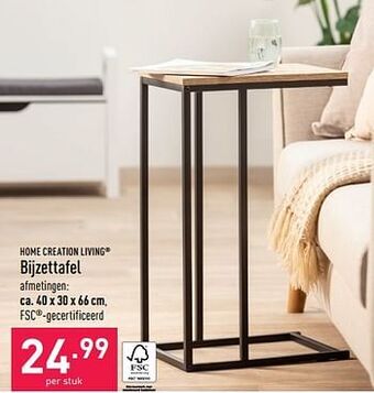 ALDI Bijzettafel aanbieding