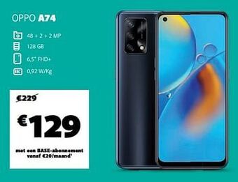 Base Oppo a74 aanbieding