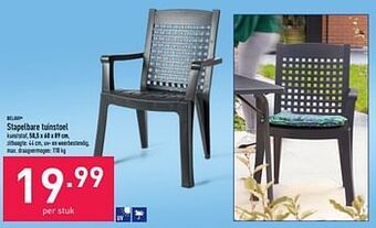 Stapelbare tuinstoel