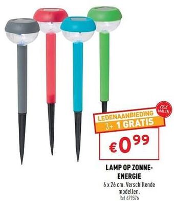 Trafic Lamp op zonneenergie aanbieding
