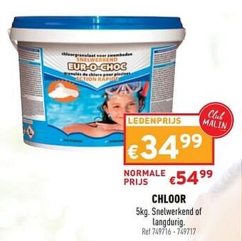 Trafic Chloor aanbieding
