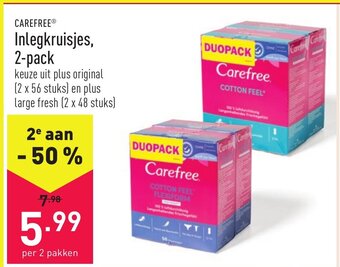 Carefree Inlegkruisjes, 2-pack