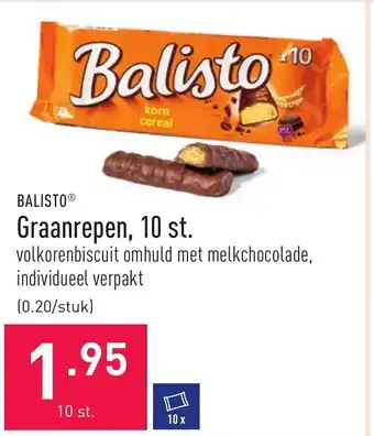 ALDI Balisto Graanrepen, 10 st. aanbieding