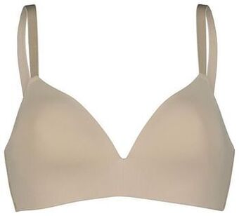 HEMA HEMA Voorgevormde Bh Zonder Beugel Recycled/micro Beige (beige) aanbieding