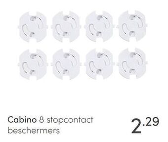 Baby & Tiener Cabino 8 stopcontact beschermers aanbieding