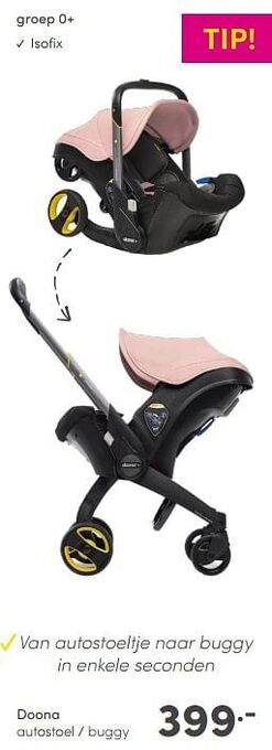 Baby & Tiener Doona autostoel - buggy aanbieding