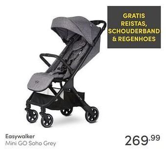 Baby & Tiener Easywalker mini go soho grey aanbieding