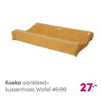 Baby & Tiener Koeka aankleedkussenhoes wafel aanbieding