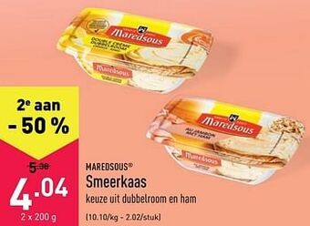 ALDI Smeerkaas aanbieding