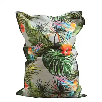 Leen Bakker Zitzak Lebel Kolibrie - groen - 100x150 cm aanbieding
