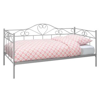 Sofabed Valerie - mat grijs - 90x200 cm