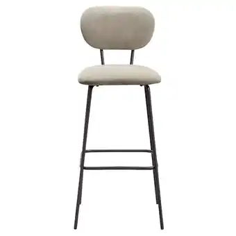 Leen Bakker Barkruk Alexia - beige aanbieding