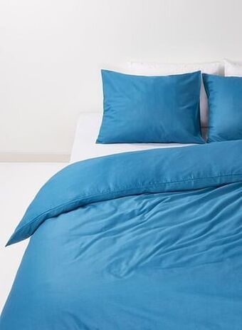 HEMA HEMA Dekbedovertrek - Zacht Katoen - Uni Donkerdenim (donkerdenim) aanbieding