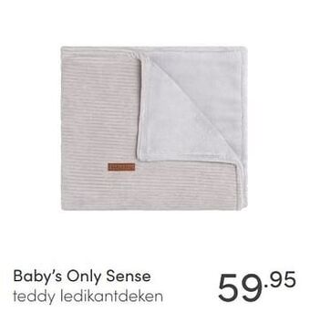 Baby & Tiener Baby`s only sense teddy ledikantdeken aanbieding