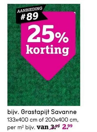 Leen Bakker Grastapijt savanne aanbieding