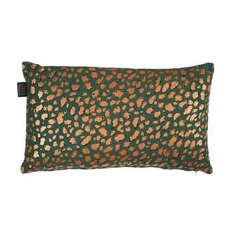 Leen Bakker KAAT Amsterdam sierkussen Felidea - groen - 30x50 cm - Leen Bakker aanbieding