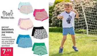 ALDI Badstofshorts voor kinderen aanbieding