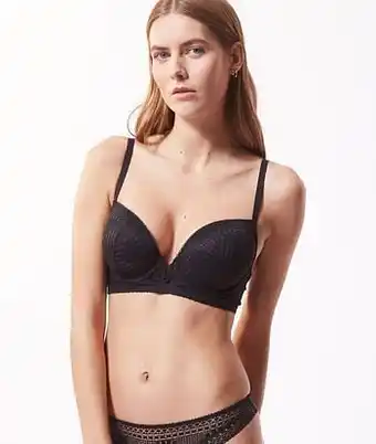 Etam Beha nr. 5 - dunne cups - 85E - ZWART - Etam aanbieding