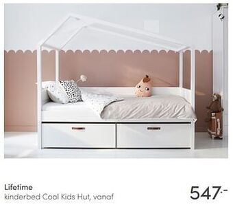 Baby & Tiener Lifetime kinderbed cool kids hut aanbieding
