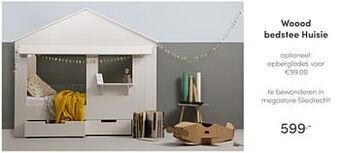 Baby & Tiener Woood bedstee huisie aanbieding