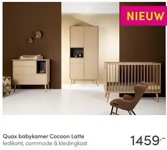 Baby & Tiener Qua babykamer cocoon latte aanbieding