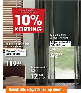 Kwantum Rolgordijnen Op Maat Gemaakt aanbieding