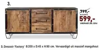 Dressoir factory