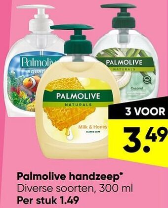 Big Bazar Palmolive handzeep aanbieding