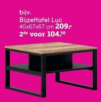 Leen Bakker Bijzettafel luc aanbieding