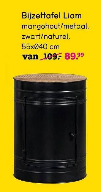 Leen Bakker Bijzettafel liam aanbieding