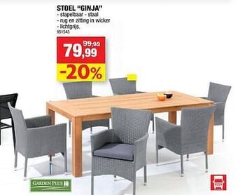 Hubo Stoel ginja aanbieding