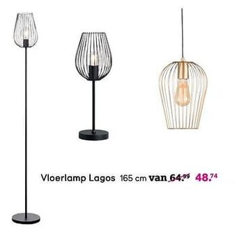 Leen Bakker Vloerlamp lagos aanbieding