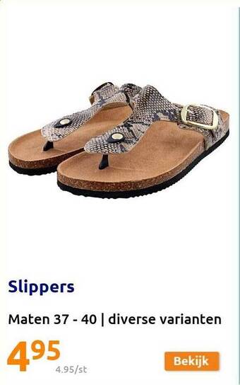 Action Slippers aanbieding