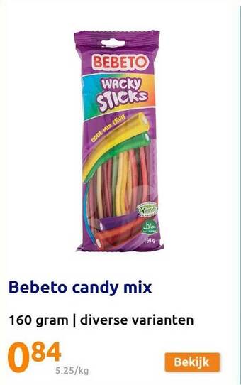 Action Bebeto Candy Mix aanbieding