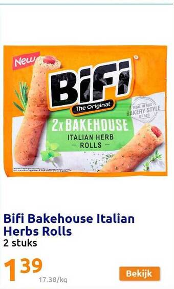 Action Bifi Bakehouse Italian Herbs Rolls aanbieding