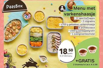 Bon Ap Menu Met Varkenshaasje aanbieding