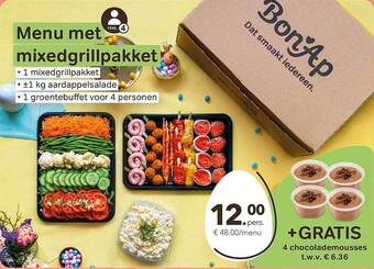 Bon Ap Menu Met Mixedgrillpakket aanbieding