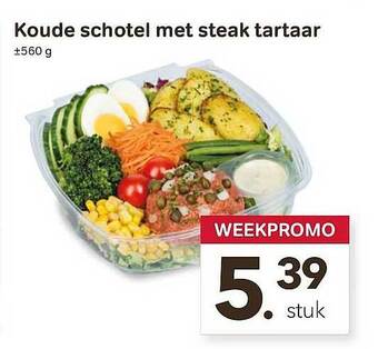 Bon Ap Koude Schotel Met Steak Tartaar aanbieding