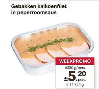 Bon Ap Gebakken Kalkoenfilet In Peperroomsaus aanbieding