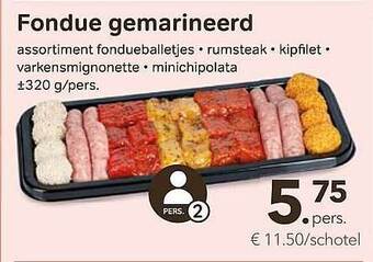 Bon Ap Fondue Gemarineerd aanbieding